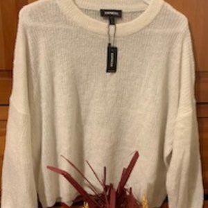 EXPRESS Open Stitch Sweater Size: LP NWT
